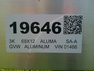 2026 Aluma 68x12  Aluminum Single Axle Utility 6812H-S-TG