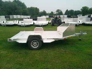 2026 Aluma 78x11.5  Aluminum Single Axle Utility MC210S-R-RTD