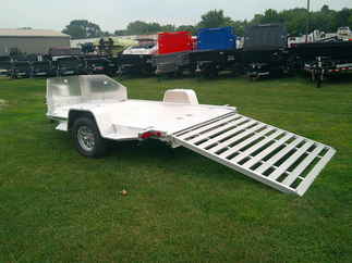 2026 Aluma 78x11.5  Aluminum Single Axle Utility MC210S-R-RTD