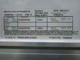 2025 Haul-About 8.5x20  Enclosed Car Hauler LPD8520TA3