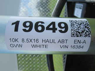 2025 Haul-About 8.5x16  Enclosed Car Hauler PAN8516TA3