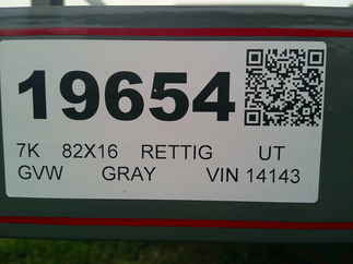 2025 Rettig 82x16 Retco Utility