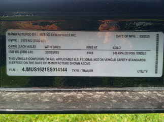 2025 Rettig 82x16 Retco Utility