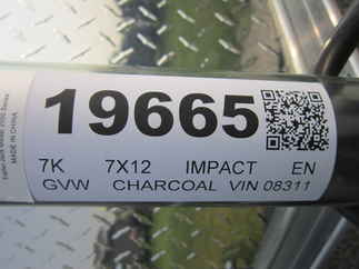2025 Impact 7x12  Enclosed Cargo FI-CQ8412-070