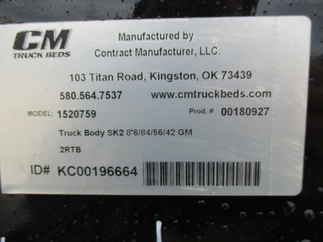 NEW CM 8.5 x 84 SK Flatbed Truck Bed