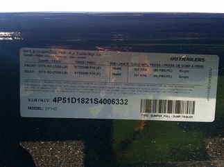 2025 PJ Trailer 83x14 D7 Dump D7C1472BSSK