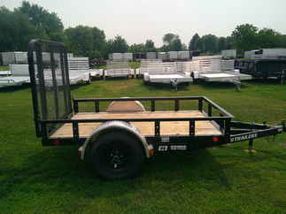 2025 PJ Trailer 60x8 U6 Single Axle Utility U620831DSGK