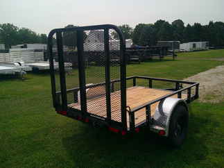 2025 PJ Trailer 60x8 U6 Single Axle Utility U620831DSGK