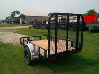 2025 PJ Trailer 60x8 U6 Single Axle Utility U620831DSGK