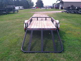 2025 PJ Trailer 60x8 U6 Single Axle Utility U620831DSGK