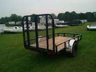 2025 PJ Trailer 60x10 U6 Single Axle Utility U621031DSGK