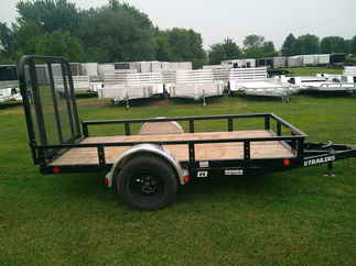 2025 PJ Trailer 60x10 U6 Single Axle Utility U621031DSGK