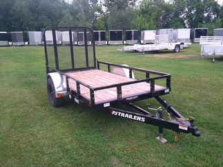 2025 PJ Trailer 60x10 U6 Single Axle Utility U621031DSGK