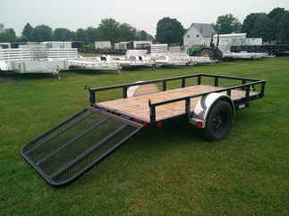 2025 PJ Trailer 60x10 U6 Single Axle Utility U621031DSGK