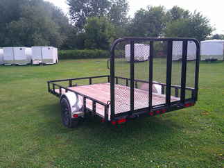 2025 PJ Trailer 83x12 U8 Single Axle Utility U821231DSGK