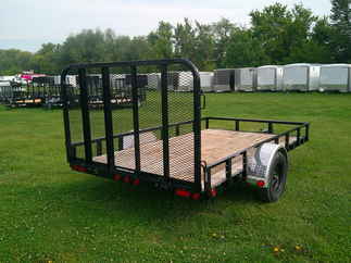2025 PJ Trailer 83x12 U8 Single Axle Utility U821231DSGK