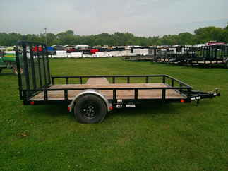2025 PJ Trailer 83x12 U8 Single Axle Utility U821231DSGK