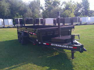 2025 PJ Trailer 83x16 DT Dump DTJ1672BSSK