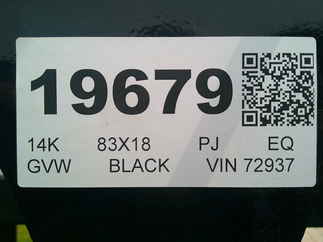 2026 PJ Trailer 83x18 CC Equipment CCJ1872BSBK