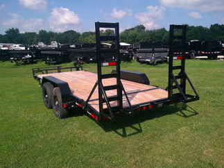2026 PJ Trailer 83x18 CC Equipment CCJ1872BSBK