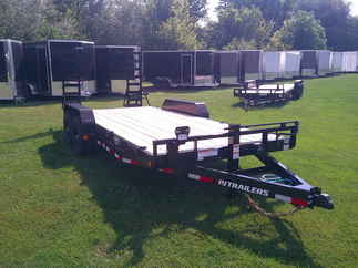 2026 PJ Trailer 83x18 CC Equipment CCJ1872BSBK