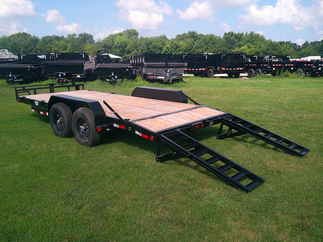 2026 PJ Trailer 83x18 CC Equipment CCJ1872BSBK