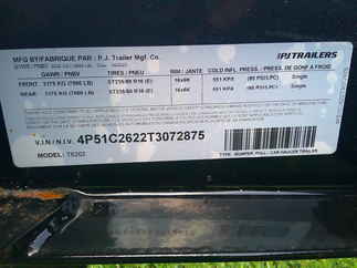 2026 PJ Trailer 83x20 T6 Equipment Tilt T6J2072BTTK