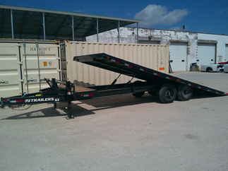2026 PJ Trailer 102x24 T8 Equipment Deckover Tilt T8J2472BSTK-JA20