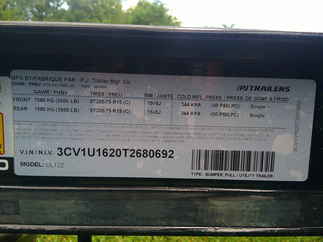 2026 PJ Trailer 83x12 UL Utility UL21232ESGK