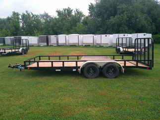 2026 PJ Trailer 83x18 UL Utility UL21832ESBK