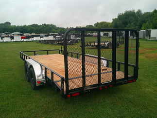 2026 PJ Trailer 83x18 UL Utility UL21832ESBK