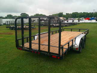 2026 PJ Trailer 83x18 UL Utility UL21832ESBK