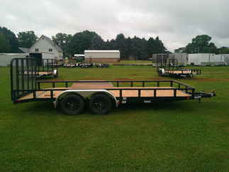 2026 PJ Trailer 83x18 UL Utility UL21832ESBK