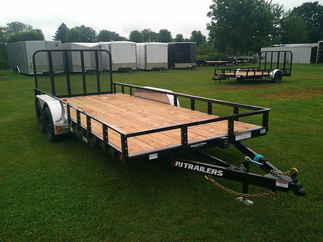 2026 PJ Trailer 83x18 UL Utility UL21832ESBK