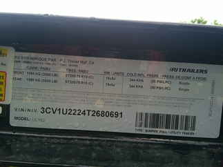 2026 PJ Trailer 83x18 UL Utility UL21832ESBK