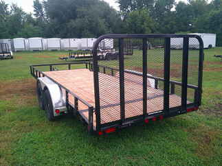 2026 PJ Trailer 83x18 UL Utility UL21832ESBK