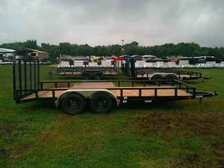 2026 PJ Trailer 83x18 UL Utility UL21832ESBK