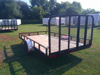 2026 PJ Trailer 83x14 U8 Single Axle Utility U821431DSGK