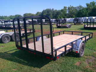 2026 PJ Trailer 83x14 U8 Single Axle Utility U821431DSGK