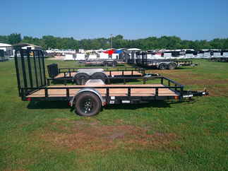 2026 PJ Trailer 83x14 U8 Single Axle Utility U821431DSGK