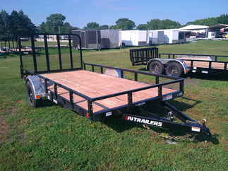 2026 PJ Trailer 83x14 U8 Single Axle Utility U821431DSGK