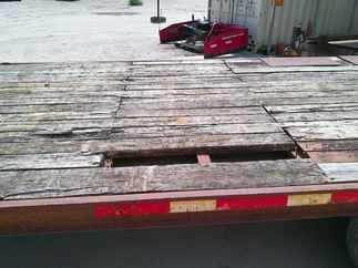 2005 Redi Haul 96x21  Equipment Deckover 