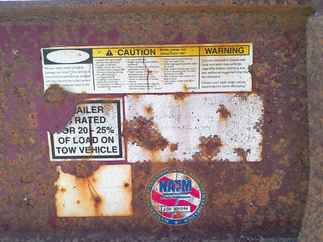 2005 Redi Haul 96x21  Equipment Deckover 