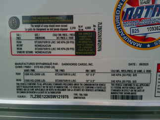 2025 Darkhorse 7x12  Enclosed Cargo DHW7X12TA35