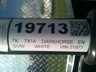 2025 Darkhorse 7x14  Enclosed Cargo DHW7X14TA35