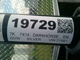2025 Darkhorse 7x14  Enclosed Cargo DHW7X14TA35