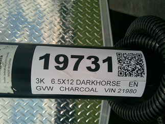 2025 Darkhorse 6.5x12  Enclosed Cargo DHW6.5X12SA30