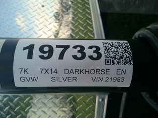 2025 Darkhorse 7x14  Enclosed Cargo DHW7X14TA35