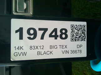 2026 Big Tex 83x12  Dump 14LX-12C2A-BK