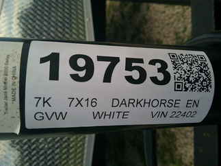 2026 Darkhorse 7x16  Enclosed Cargo DHW7X16TA35